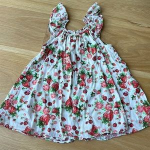 Strawberry Print Love Shack Fancy Dress